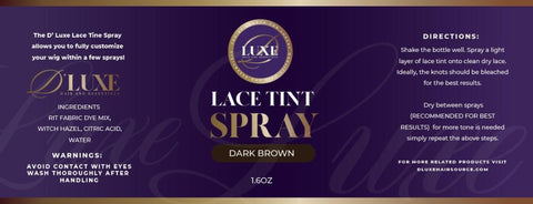 Semi-Permanat Lace hue is designed to customize the color of your lace product so that it better resembles your natural skin complexion.  The products can be layered or mixed for best results